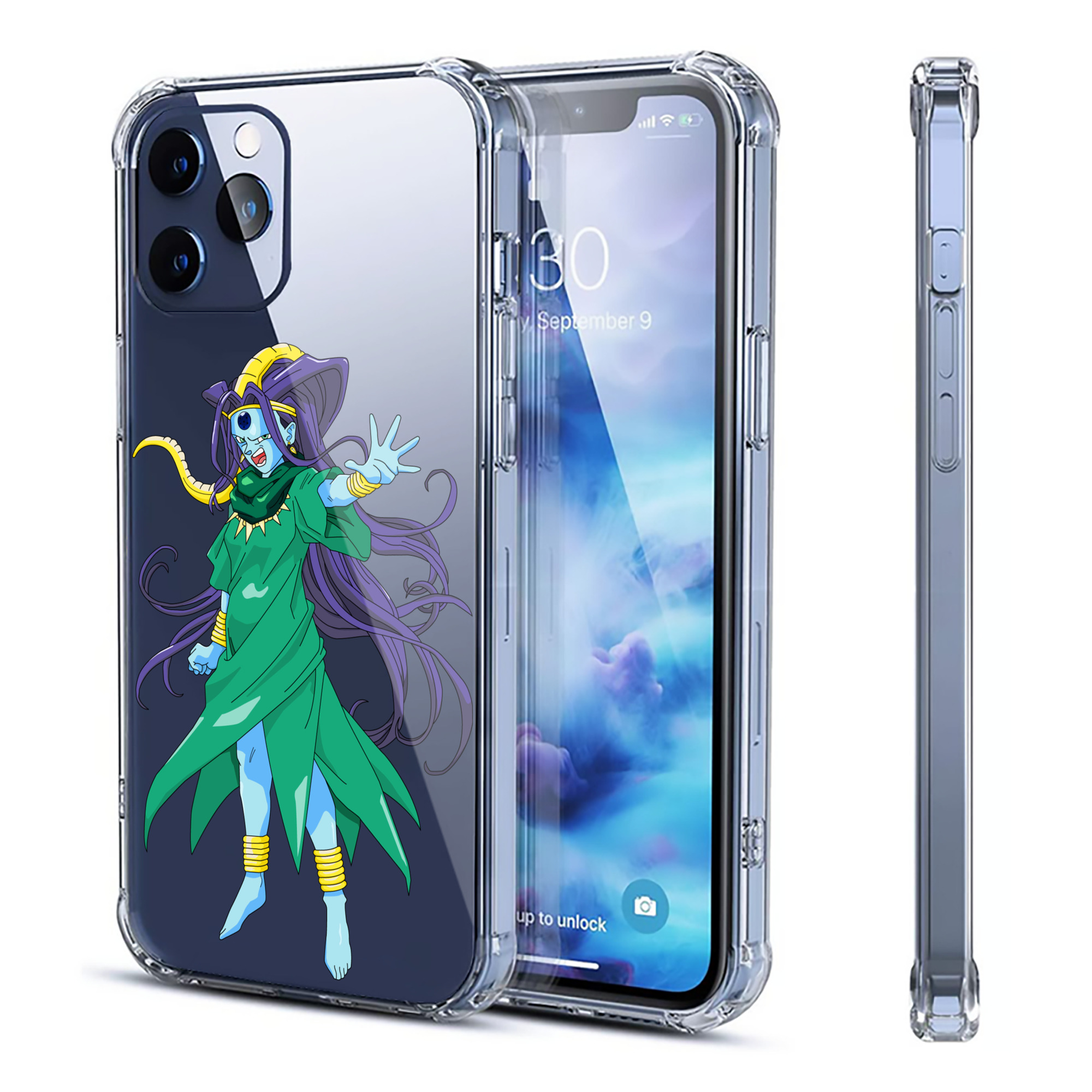 （画像用） ドラゴンボール DRAGON BALL 【iPhone 12シリーズ対応】透明スマホケース（クリアソフトケース）